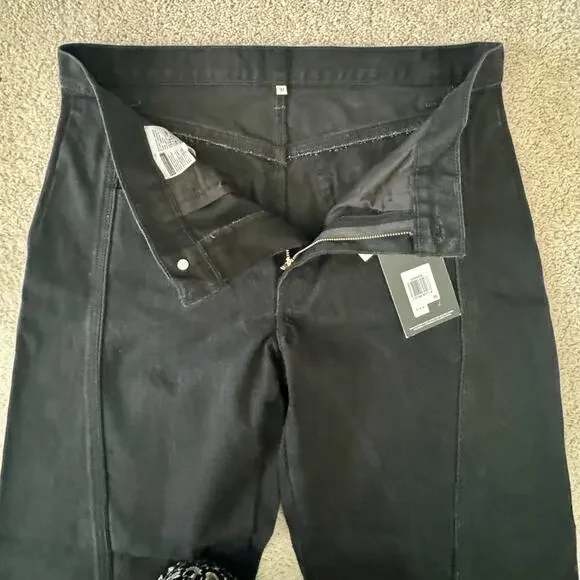 Levi's x McLaren Speed Baggy Jeans Black Formula 1 Racing Womens Sz 31